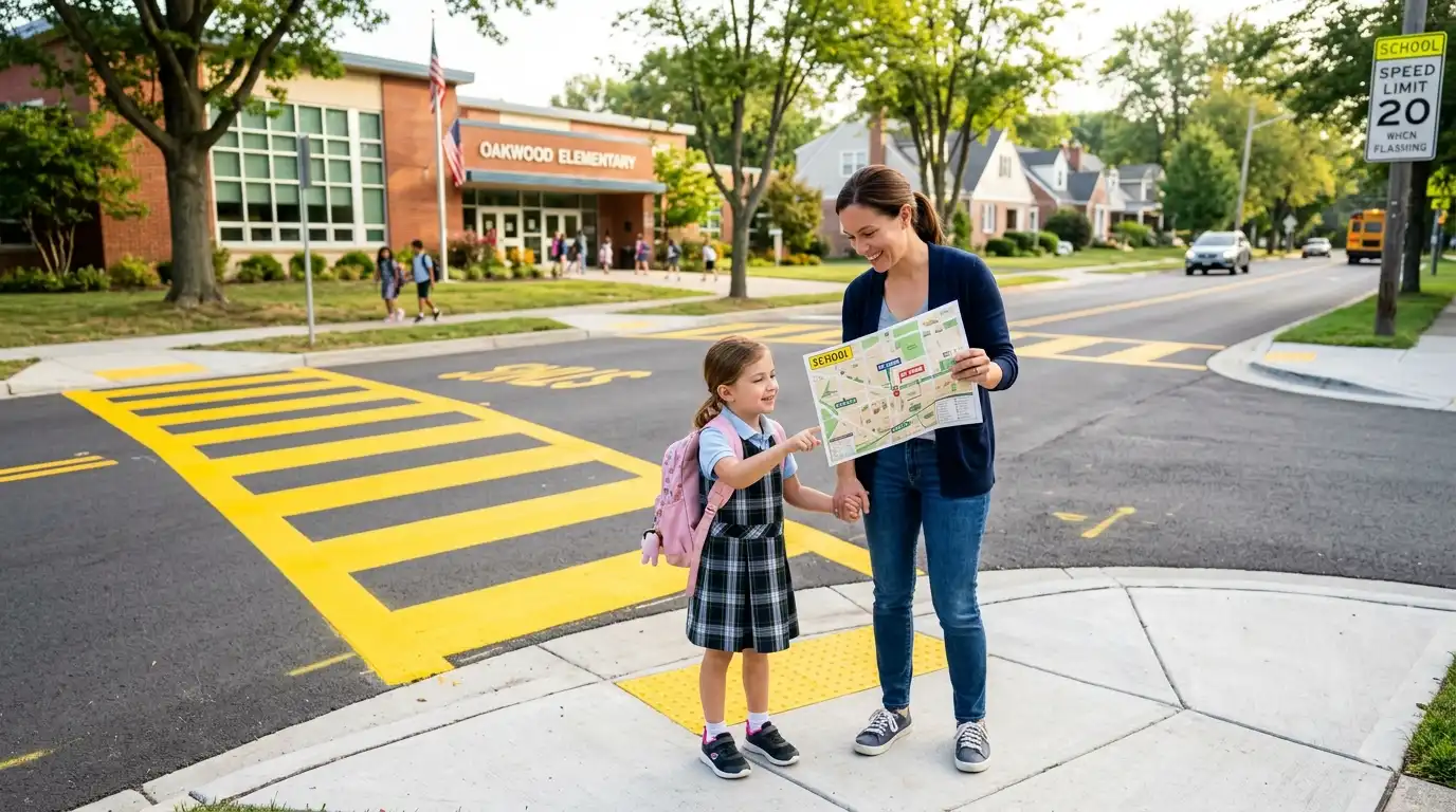 How to Map a Safe Walking Route to School for Your Child